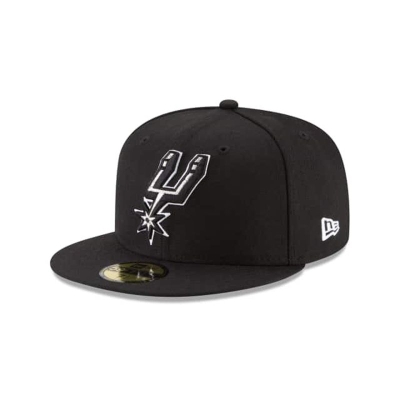 San Antonio Spurs Gorra | New Era NBA Wool Standard 59fifty Fitted Cap Mexico - Negros